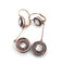 Boucles d'oreilles Boucles d'oreilles anciennes bas de gamme en or et diamants 58 Facettes