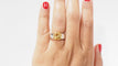 Bague 54 Bague en Or Bicolore & Citrine 58 Facettes 15885