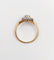 Bague 52.5 Bague marguerite victorienne or jaune, diamants taille rose (circa 1890) 58 Facettes A06138