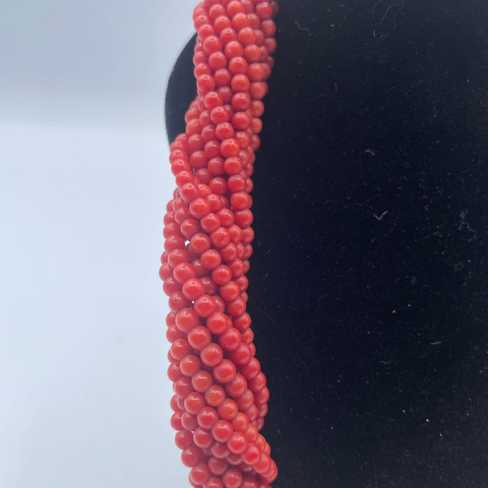Collier corail rouge de la Méditerranée