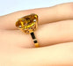 Bague 52 Bague or jaune, citrine 58 Facettes AB385