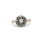 Bague 47 Bague marguerite XIXe or jaune 750 platine diamants tailles rose 58 Facettes SA006
