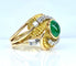 Bague 51.5 Bague en or jaune et platine, émeraude et diamants 58 Facettes AB539