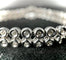 Bracelet Bracelet rivière or blanc double orné de 80 brillants de 0,03 carat chacun 58 Facettes