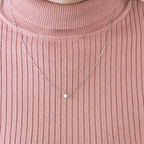 Collier CARTIER - Chaine or gris et diamant 58 Facettes AB