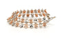 Bracelet Bracelet contemporain or blanc et or rose, diamants (+- 3,30ct) 58 Facettes 22449