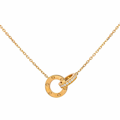 Cartier Collier Love Or rose Diamant
