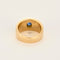 Bague 54,5 Bague en or jaune, saphir et diamants 58 Facettes ALB1953