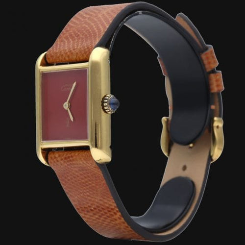 Montre Cartier Montre Tank Vermeil 58 Facettes MT42243