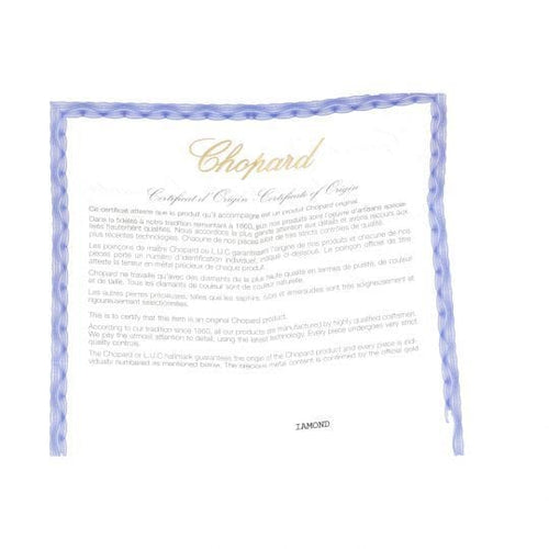 Bague 54 Bague Chopard Collection « Happy Diamonds » 58 Facettes 4429