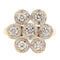 Bague 54 Bague Fleur Or jaune Diamant 58 Facettes 1991999CN