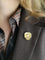 Broche Auguste VAUDET - Broche Art Nouveau femme or jaune diamants 58 Facettes 1136.4