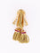 Broche Broche passementerie or jaune rubis calibrés 58 Facettes 1159.3