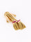 Broche Broche passementerie or jaune rubis calibrés 58 Facettes 1159.3