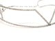 Collier Collier graphique ras-de-cou en or blanc 18 carats et diamants 58 Facettes 578797RV