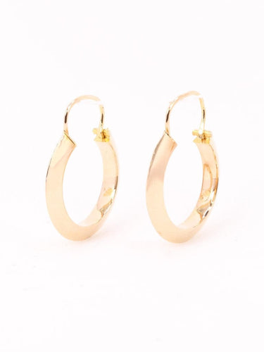 Boucles d'oreilles Créoles vintage or rose 58 Facettes 1173.3