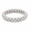Bague 53 Bague Alliance Or blanc Diamant 58 Facettes 2282971CN