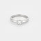 Bague 53 Bague solitaire en or blanc et diamants 58 Facettes GU294