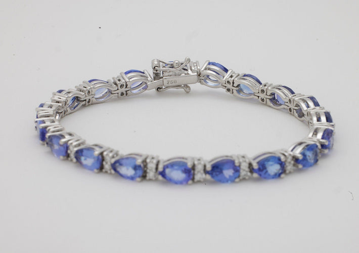 Bracelet Bracelet Tanzanites 58 Facettes