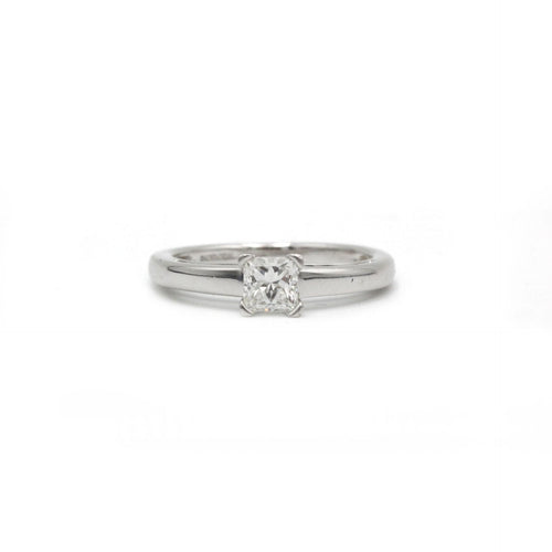 Bague 52 Solitaire - Or blanc et diamant 58 Facettes 1131