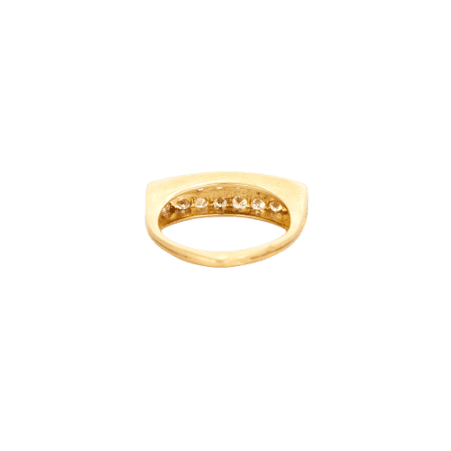Bague 53.5 Bague or jaune et diamants 58 Facettes LP778/12