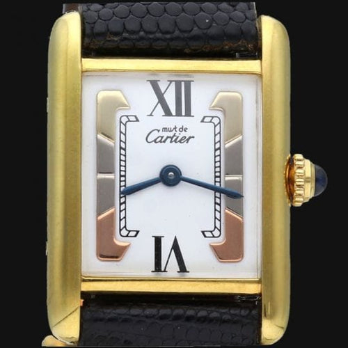 Montre Cartier Montre Tank Vermeil 58 Facettes MT44359