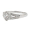 Bague 51 Mauboussin Bague Solitaire Love My love Or blanc Diamant 58 Facettes 2366861CN