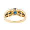 Bague 51 Bague Or jaune Saphir, Diamant 58 Facettes 2866506CN