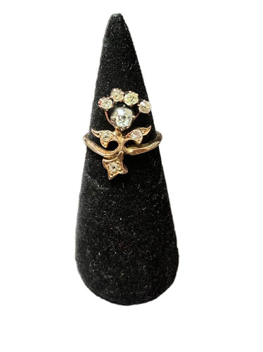 Bague 50 Bague deux ors et diamant 58 Facettes 217112