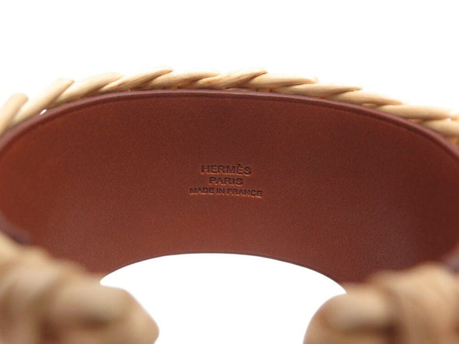 Collier bracelet HERMES collier de chein medor picnic osier 18cm boite 58 Facettes 267665