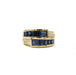 Bague 54 Bague style Rétro Diamants & Saphirs 58 Facettes 240204R