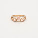 Bague 53 Bague or rose et morganites 58 Facettes LP320/4