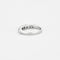 Bague Alliance demie or blanc diamants 58 Facettes