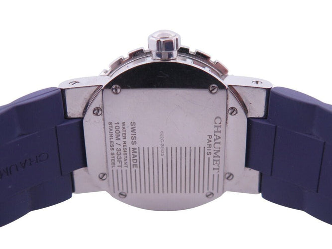 Montre montre CHAUMET class one 33 mm 622c acier diamants quartz boite lady 58 Facettes 268246