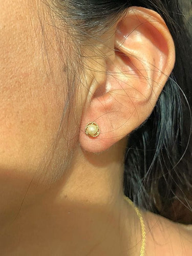 BOUCLES D'OREILLES PERLES 58 Facettes 095321