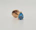 Boucles d'oreilles Boucles d'oreilles or rose serties de topazes 58 Facettes