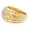 48 Bague Jonc Or jaune, Or blanc Diamant 58 Facettes 1649333CN