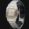 Montre Cartier Montre Santos De Cartier Galbee Pm 58 Facettes MT42393