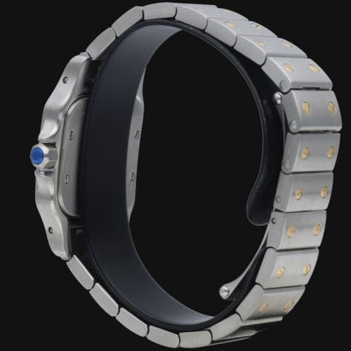 Montre Cartier Montre Santos De Cartier Galbee Pm 58 Facettes MT41459