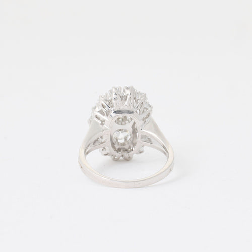 Bague 52 Bague diamants vintage 58 Facettes