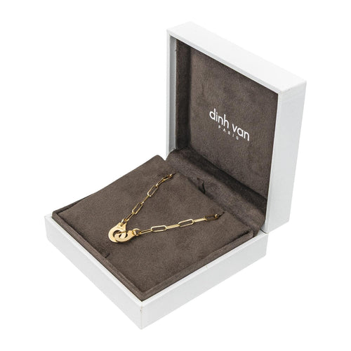 Collier Dinh Van  Collier Menottes Or jaune 58 Facettes 4756864RV