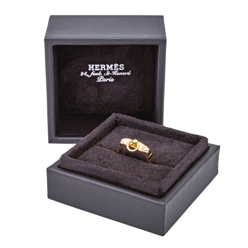 Hermès Bague Collier de chien Or rose