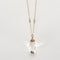 Collier Collier or jaune Pendentif Cristal de roche 58 Facettes 1589