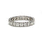 Bague 51 Alliance diamants, tour complet, en or 18K, 1.90 carats total 58 Facettes 1173