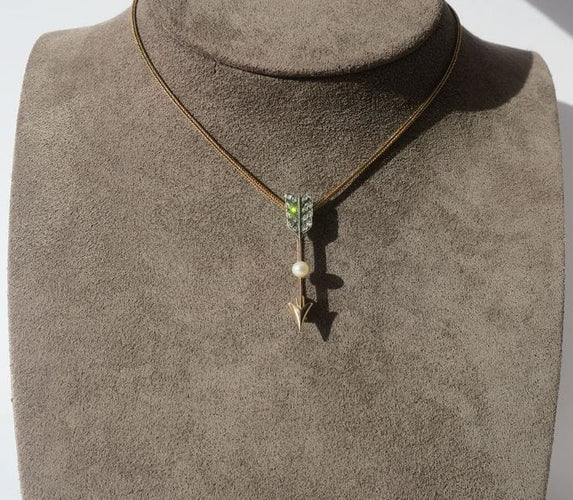 Broche Broche flèche perle fine et diamants 19e siècle 58 Facettes