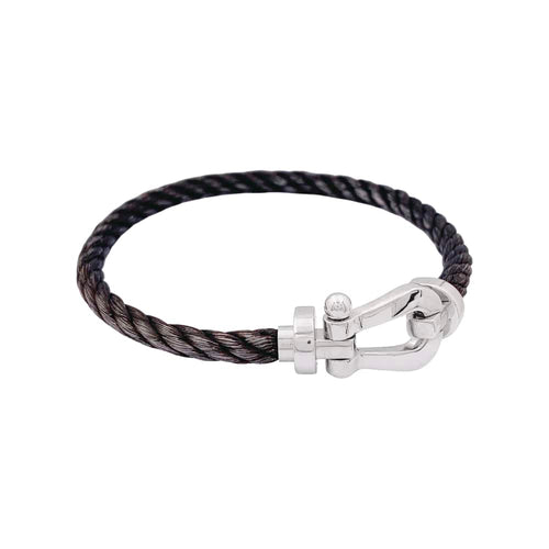 Bracelet Bracelet Fred, "Force 10", or blanc, corderie. 58 Facettes 34823