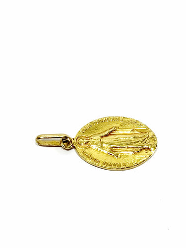 Pendentif Médaille miraculeuse en or jaune 58 Facettes