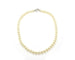 Collier Collier de perles japonaises avec fermoir en or blanc 58 Facettes 13534