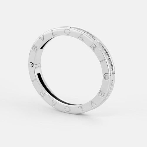Bracelet BULGARI - Bracelet B.Zero1 en or blanc et diamants 58 Facettes