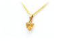 Pendentif Pendentif contemporain serti d’une citrine en or jaune 18 carats 58 Facettes B387